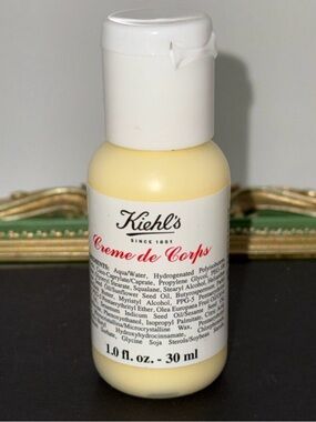 Kiehl's Creme de Corps Body Moisturizer - Travel Size 1.0 fl oz / 30ml